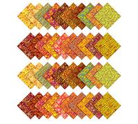Soimoi Batik Impression Prédécoupé 5 Pouces Pack Charme Carrés Quilting Tissu De Coton Artisanal De Couture Patchwork Bricolage