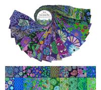 Soimoi Jelly Roll Bandes de tissu pour matelassage, tissu prédécoupé pour bricolage, lot de 40 bandes assorties, rouleau de gelée pour scrapbooking,la décoration de la maison - Ocean Garden Bliss