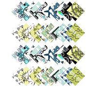 Soimoi Precut 10 Pouces Tissu En Coton Tissu De Coton Quilting Carrés Charme Pack Diy Patchwork Coudre Craft -