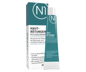 Soin apaisant pour le visage en cas de rougeurs cutanées - atténue les et petites veines, apaise symptômes la rosacée couperose Crème 30 ml