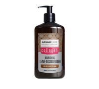 Arganicare | Gamme Collagen | SOIN NOURRISSANT SANS RINÇAGE | Collagène | Restaure, Répare & Régénère | Cheveux Epais, Forts & Résistants | Haute Hydratation | Cheveux Fins & Sans Volume | 400 mL