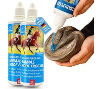 Soin de la fourchette pour chevaux I Protection de la fourchette Soin du sabot I Sabot fourchette semelle I Gel de fourchette I Prévention de la pourriture de la fourchette contre l'humidité 2*100ml