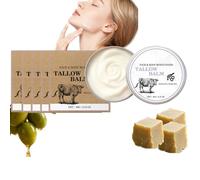 Soin de la peau au suif de bœuf, Crème hydratante pour le visage au suif de bœuf pour peau sèche & hommes, Baume hydratant au suif fouetté à absorption rapide, profondément nourrissant (5)