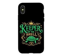 Soin de Tortue pour propriétaire de Tortue et ralentissement de la Vie Coque pour iPhone X/XS