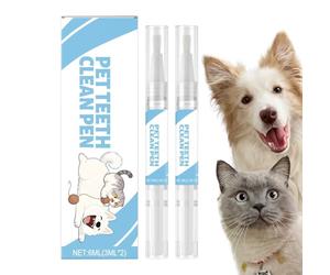 Soin Dentaire pour Chiens - Nettoyant Anti-Odeur Naturel | Stylo gel dentaire pour chats de 3ml avec brossette - Pour Chats Chiots Races Petites À Grandes Maison Voyage Cliniques Vétérinaires