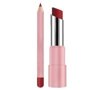 Soin Des Lèvres, Brillant À Lèvres, Crayon À Lèvre 2 En 1 Avec Coupelle Antiadhésive, Rouge À Lèvre Sans Sensation Granuleuse Avec Hydratation Longue Durée Et Imperméable Pour Femmes Filles
