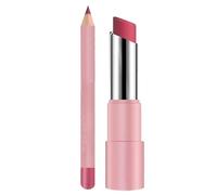 Soin Des Lèvres, Brillant À Lèvres, Crayon À Lèvre 2 En 1 Avec Coupelle Antiadhésive, Rouge À Lèvre Sans Sensation Granuleuse Avec Hydratation Longue Durée Et Imperméable Pour Femmes Filles
