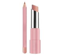 Soin Des Lèvres, Brillant À Lèvres, Crayon À Lèvre 2 En 1 Avec Coupelle Antiadhésive, Rouge À Lèvre Sans Sensation Granuleuse Avec Hydratation Longue Durée Et Imperméable Pour Femmes Filles
