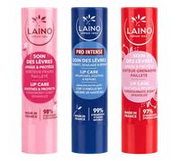 Soin des lèvres en stick - Fraise, Grenadine et Pro Intense - Lot de 3 x 4 g