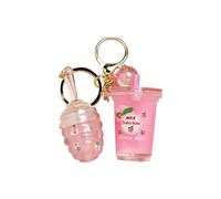 Soin des lèvres - Protection solaire - Dilution d'huile pour les lèvres - Soin exfoliant anti-cracking - Soin hydratant - Huile à lèvres - Porte-clés - Pendentif de voiture à l'huile d'arbre à thé