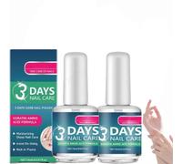 Soin Des Ongles 3 Jours à Kératine Aux Acides Aminés, 16 ml Vernis Durcisseur Ongle Extra Fort, 3 Days Nail Care, Nail Care Oil with Keratin Amino Acid Formula, Daily Strengthening Nourishment (2PC)