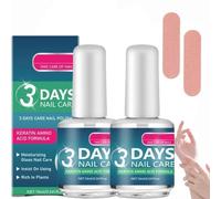 Soin Des Ongles 3 Jours à Kératine Aux Acides Aminés, 16 ml Vernis Durcisseur Ongle Extra Fort, 3 Days Nail Care, Nail Care Oil with Keratin Amino Acid Formula, Daily Strengthening Nourishment (2Set)