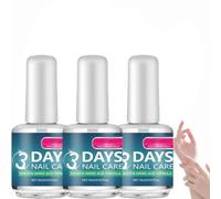 Soin Des Ongles 3 Jours à Kératine Aux Acides Aminés, 16 ml Vernis Durcisseur Ongle Extra Fort, 3 Days Nail Care, Nail Care Oil with Keratin Amino Acid Formula, Daily Strengthening Nourishment (3PC)
