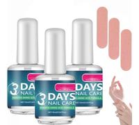 Soin Des Ongles 3 Jours à Kératine Aux Acides Aminés, 16 ml Vernis Durcisseur Ongle Extra Fort, 3 Days Nail Care, Nail Care Oil with Keratin Amino Acid Formula, Daily Strengthening Nourishment (3Set)
