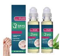 Soin Des Ongles 3 Jours à Kératine Aux Acides Aminés,Roll on Vernis Durcisseur Ongle Extra Fort,Nail Care Oil with Keratin Amino Acid Formula, Daily Strengthening Nourishment,3 Days Nail Care (2PC)