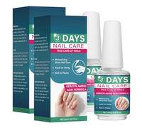 Soin Des Ongles 3 Jours à Kératine Aux Acides Aminés, Vernis Durcisseur Ongle Extra Fort 16 ml, Hydratant Pour Le Sec, Pour Le Liquide Renforcant Les Ongles, Non Gras Et à Absorption Rapide (2PCS)