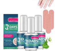 Soin Des Ongles 3 Jours à Kératine Aux Acides Aminés, Vernis Durcisseur Ongles Extra Fort, 3 Days Nail Care Oil with Keratin Amino Acid Formula, Vernis Renforcement Ongle, Soin Ongle (3Set)