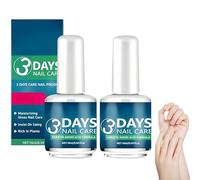 Soin des ongles 3 jours, Huile de soin des ongles à la formule d'acides aminés de kératine, Vernis transparent, Renforcement et hydratation rapides pour ongles secs, faibles et fragiles (2Pièce)