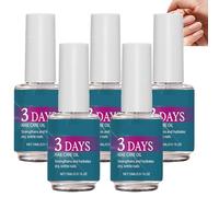 Soin des ongles 3 jours Renforce ongles fragiles abîmés Soin fortifiant hydratant fortifying nails secs Care fortifiant stimulant pousse 3 jours femmes hommes Vernis nails nourrissant brillant (5pcs)