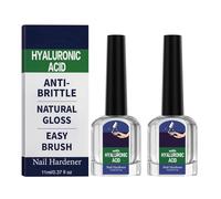 Soin Des Ongles À L'acide Hyaluronique Avec Vitamine E Et Huile De Jojoba, Acide Hyaluronique Pour Durcir Et Renforcer Les Ongles, Réduire Leur Fragilité, Hydratation Intense (2 pièces)