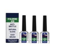 Soin des ongles à l'acide hyaluronique, hydratation intense, réduit la fragilité des ongles, favorise une croissance saine pour les hommes et les femmes.,3pcs