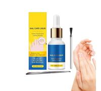 Soin des ongles à l'arbre à thé - Kit de réparation pour ongles abîmés avec brosses et limes, sérum fortifiant pour ongles de pieds et de mains, 30 ml, restaure la Brillance naturelle (1 bouteille)