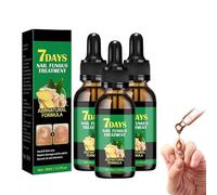 Soin Des Ongles Au Gingembre Soin Des Ongles Au Gingembre, 7 Jours De Soin Des Ongles, Gingembre Vernis De Soin Des Ongles, Nourrissant Et Hydratant (3pcs)