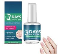 Soin des ongles en 3 jours, huile pour les ongles à base de kératine et d'acides aminés, fortifiant pour ongles fragiles et abîmés, facile à transporter, non collante (1pcs)