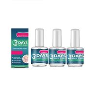 Soin des ongles en 3 jours, hydratation pour les ongles secs, renforcement quotidien, sérum pour la croissance des ongles, finition transparente, fortification des couches fragiles,3pcs