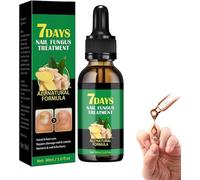 Soin des ongles pour le soutien des ongles au gingembre, Renforceur pour les ongles abîmés, Traitement 7 jours contre les mycoses des ongles, Huile de soin pour les cuticules des ongles