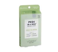 Soin des pieds Pedi In A Box - Thé Vert Régénérant - Voesh New York - Sélection Perron Rigot - Rituel SPA Professionnel à domicile - Des pieds tout doux - Vegan