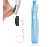 Soin Des Pieds,Rapeuse Pieds électrique,Rapeuse Pieds Electrique Puissante,Râpe à Pieds étanche Portable,Anti-Callosité Peau Corne Talon,Rapeuse Pieds Pour Femmes Hommes Pédicures (Bleu)