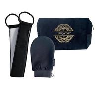 Soin du corps exfoliant Coffret lot gant avec sangle lave dos CRIN Kessa Trousse de Toilette, Maquillage Gommage exfoliant Corps et Visage pour Bain/Douche nettoie et purifie 3 pieces femme/homme