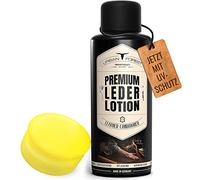 Soin du cuir pour canapé en cuir lisse - Taille avantageuse : 500 ml - Produit d'entretien pour canapé en cuir - Lotion pour cuir - Lotion douce pour cuir - Avec éponge de URBAN Forest