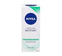 NIVEA - Soin De Jour Matifiant - Crème Visage Hydratation Intense 24H - Réduit Le Sébum & Unifie Le Teint - Aloe Vera Bio & Minéraux - Texture Fondante - Vegan - Peaux Mixtes - 50 ml