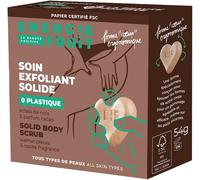 Soin Exfoliant Solide Eclats De Noix & Huile D'amande Douce Parfum Cacao 54g