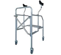 Soin Farma Déambulateur aveugle démontable, 4 roues, pliable, réglable, pour personnes âgées et handicapées, 17,82 kg