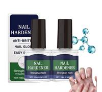 Soin Fortifiant Pour Ongles À L'acide Hyaluronique, Soin Réparateur Transparent, Séchage Rapide, Convient Aux Ongles Mous Et Fragiles. (2 pièces)