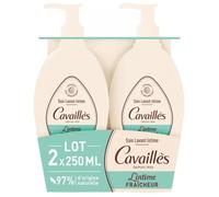 Soin Lavant Toilette Intime Fraîcheur - Rogé Cavaillès - 2 X 250 Ml - Enrichi En Prébiotiques - Sans Savon