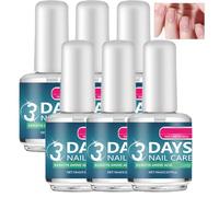 Soin ongles 3 jours kératine aux acides aminés Vernis soin 3 days Hydratant fortifiant nails fragiles Huile fortifiante jour 3 jours kératine Nourrit profondeur cuticules nails secs (6pcs)