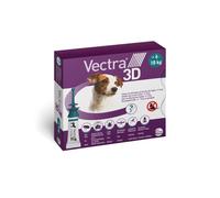Vectra 3D Solution Spot-on pour Chiens > 4-10 kg - 3 pipettes