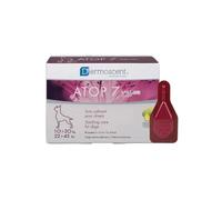 Dermoscent Spot-on ATOP 7 pour chiens 10-20 kg – Soin apaisant sans rinçage – 4 x 1,2 ml