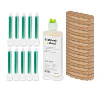 Soin pour onglons set sans pistolet de dosage et 10 applica Kerbl Technovit®-2-Bond Blanc 190 ml
