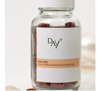 DAY+ | Soin Préparateur Essentiel | Complément alimentaire Solaire | Booste la Mélanine, Prépare au bronzage & Procure un effet bonne mine | Béta-carotène, Cuivre, Sélénium | 30 capsules - Cure 1 mois