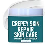 Soin Réparateur Peau Crêpée, Crème Raffermissante Visage, Hydratant Jour et Nuit, Bras, Ventre, Jambes, Visage, 237 ml