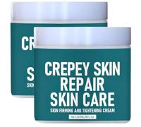 Soin Réparateur Peau Crêpée, Crème Raffermissante Visage, Hydratant Jour et Nuit, Bras, Ventre, Jambes, Visage, 237 ml