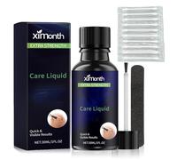 Soin Réparateur pour Ongles - Set de Sérum avec Lime à Ongles et 10 Côtons-Tiges - Traitement Intensif pour Ongles de Pieds Abîmés, Cassants et Secs - Hydratant et Fortifiant pour Ongles