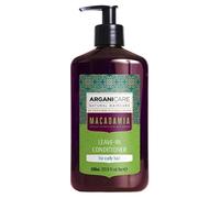 Soin sans rinçage - ARGANICARE - Macadamia - 400ml - Cheveux bouclés - Hydratant