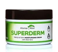 Soin ultime de la peau : lotion hydratante Superderm à l'aloe vera bio pour le visage et le corps, crème anti-eczéma pour homme et femme - Hydratant pour le visage des hommes et des femmes.