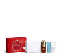 Soin visage anti-âge Clarins - Coffret Double Serum Light Texture - Double Serum Light Texture 30ml + Hydra-Essentiel Crème désaltérante 15ml + Cryo-Flash Cream-Mask 15ml - Kapao Parfumerie en ligne f